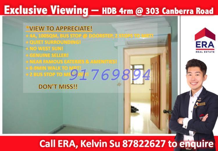 Blk 303 Canberra Road (Sembawang), HDB 4 Rooms #131823482